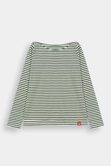 Essential Boat Neck Stripe Tee