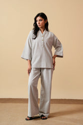 Black & White - Seersucker Co-Ord Set