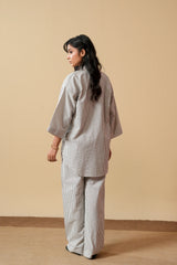 Black & White - Seersucker Co-Ord Set