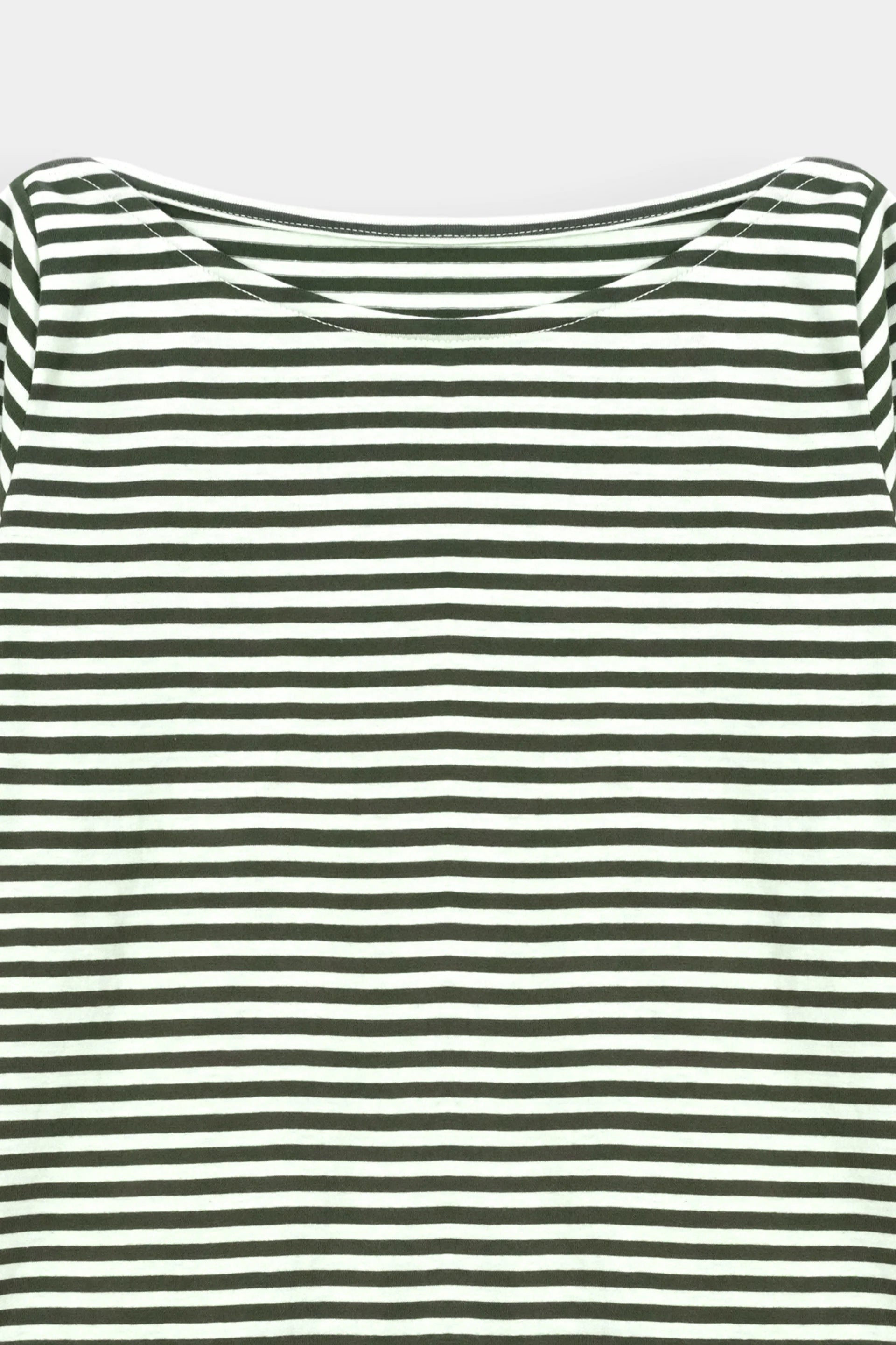 Essential Boat Neck Stripe Tee