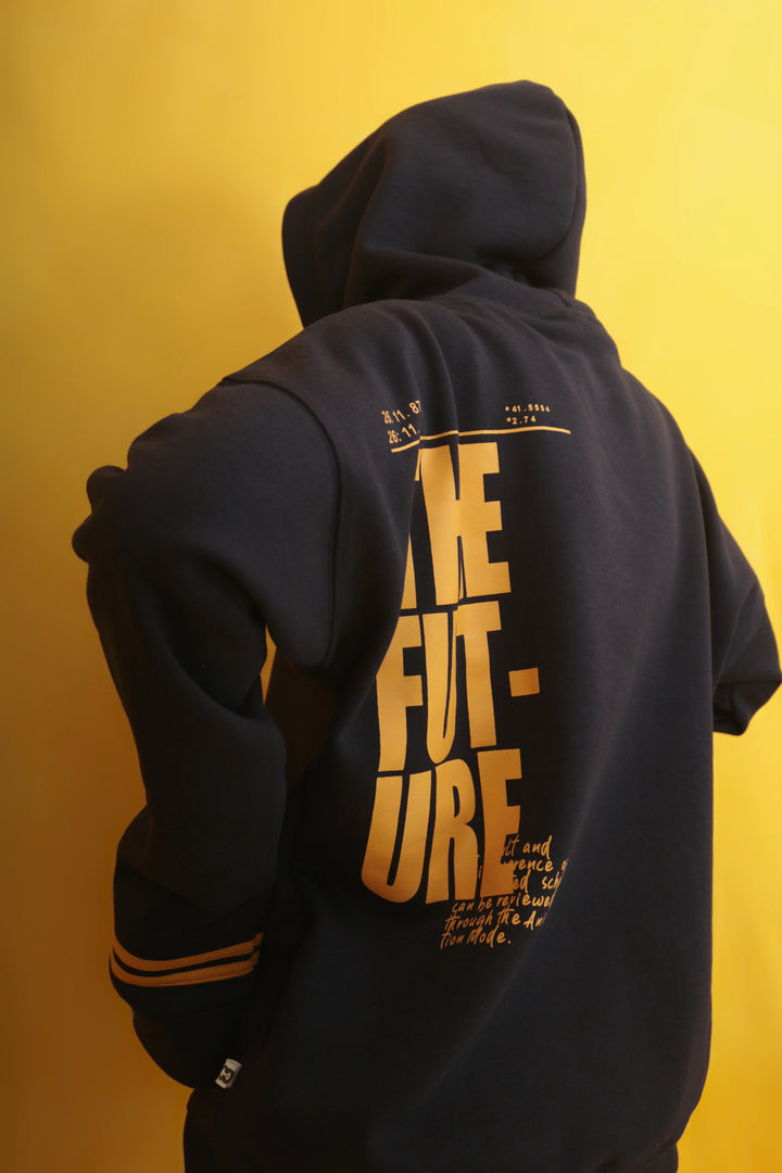 The Future - Blue Navy Oversized Hoodie - Panda™ Clothing